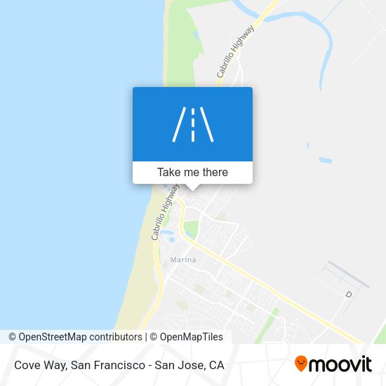 Mapa de Cove Way