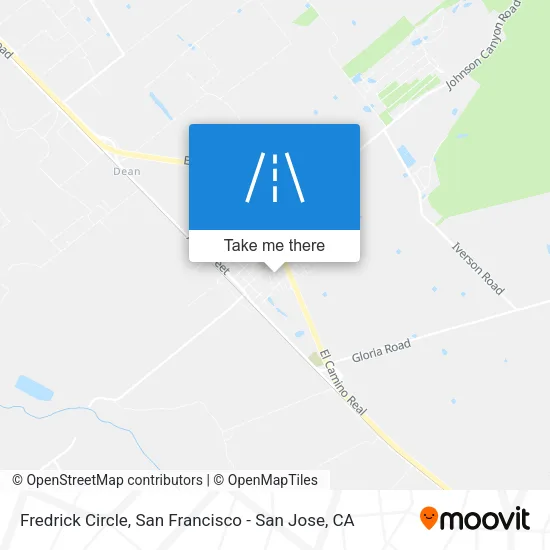 Fredrick Circle map