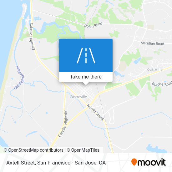 Mapa de Axtell Street