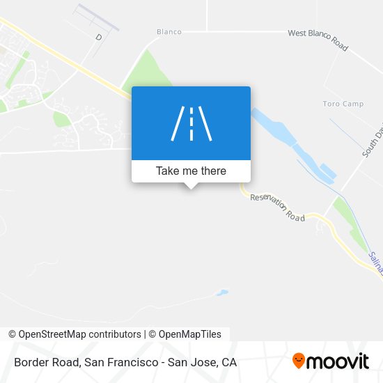 Mapa de Border Road