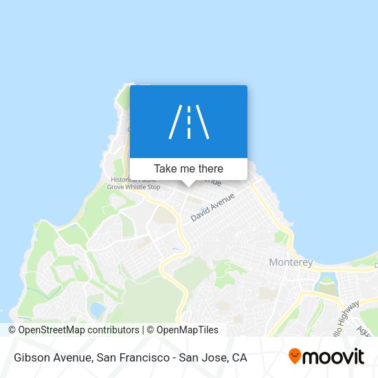 Mapa de Gibson Avenue