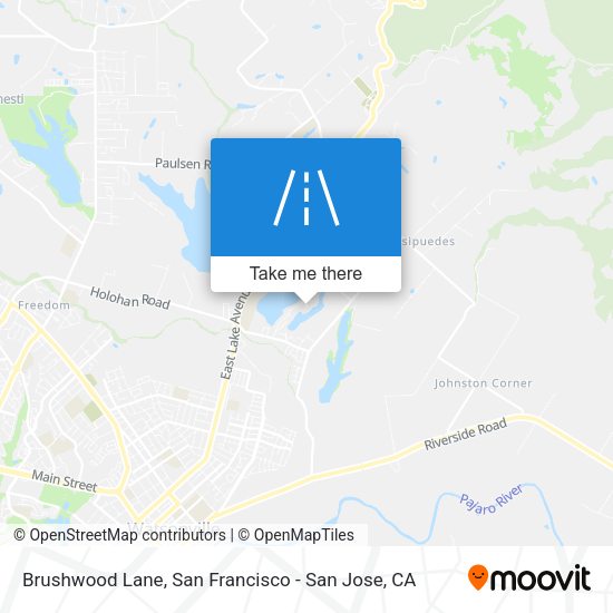 Mapa de Brushwood Lane