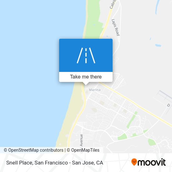Mapa de Snell Place