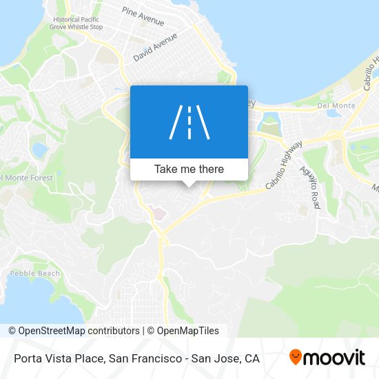Porta Vista Place map