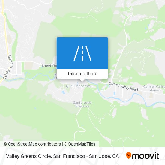 Mapa de Valley Greens Circle