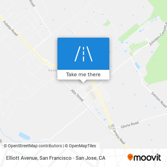 Elliott Avenue map