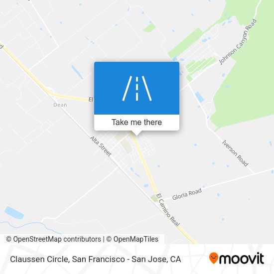 Mapa de Claussen Circle