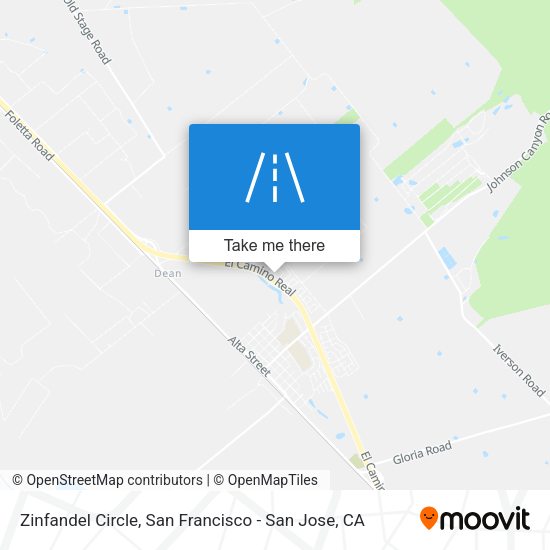 Zinfandel Circle map