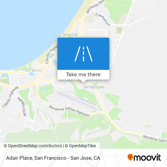 Adair Place map