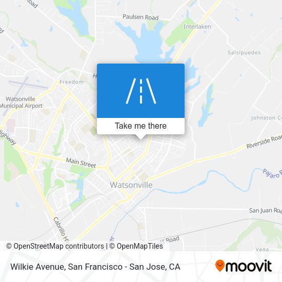Mapa de Wilkie Avenue
