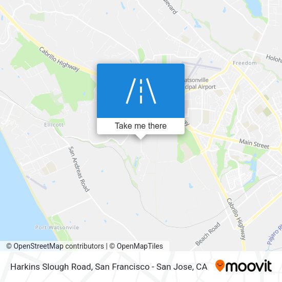 Harkins Slough Road map