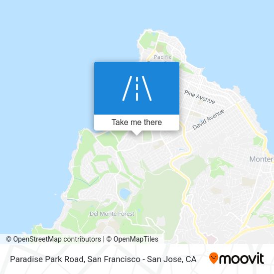 Mapa de Paradise Park Road