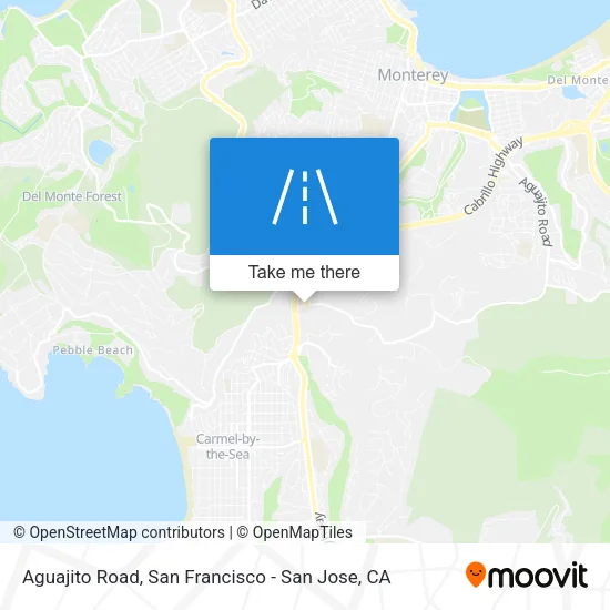 Aguajito Road map