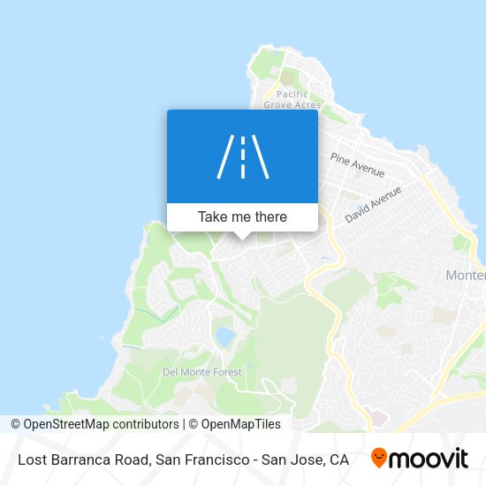 Mapa de Lost Barranca Road