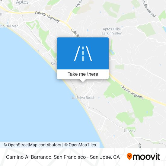 Mapa de Camino Al Barranco