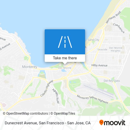 Mapa de Dunecrest Avenue