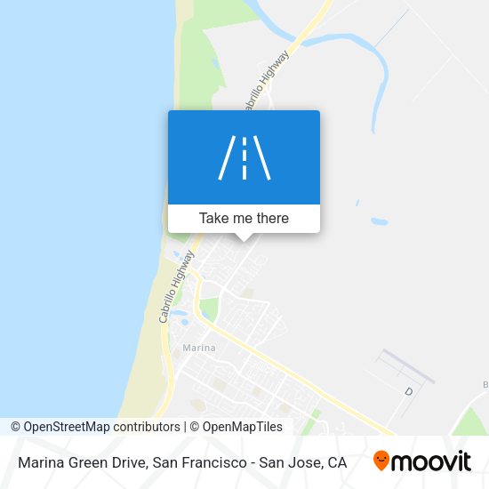 Marina Green Drive map
