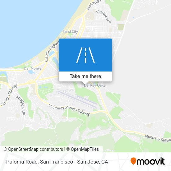 Mapa de Paloma Road