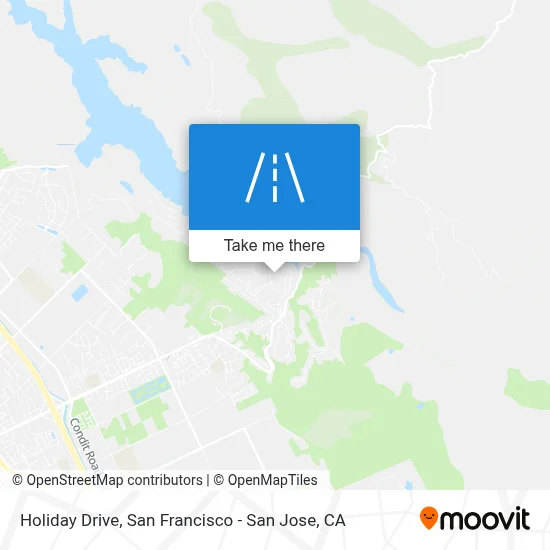 Holiday Drive map