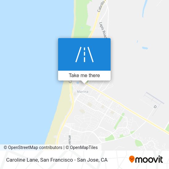 Mapa de Caroline Lane