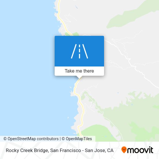 Mapa de Rocky Creek Bridge
