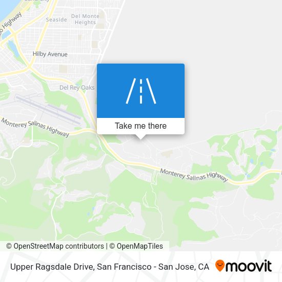 Upper Ragsdale Drive map