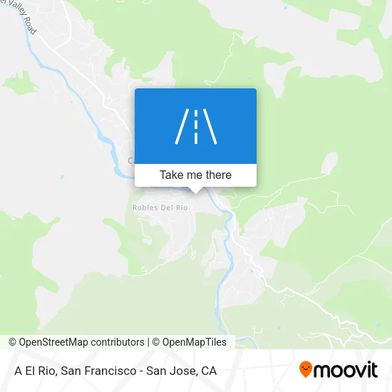 A El Rio map