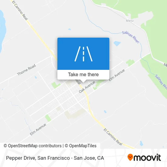 Pepper Drive map