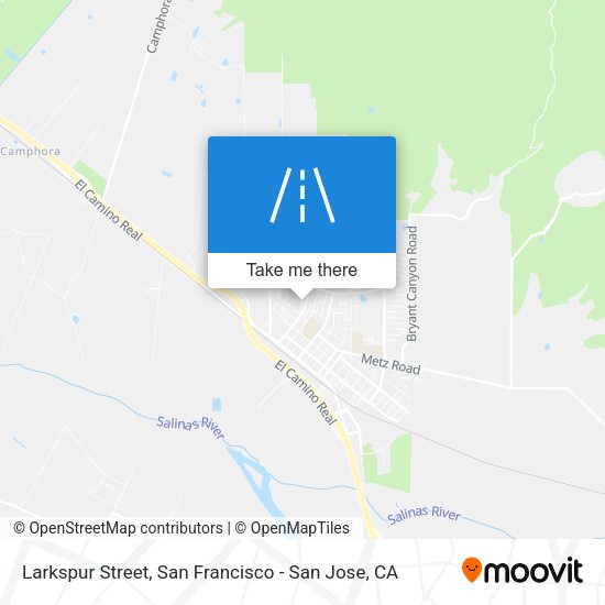 Mapa de Larkspur Street