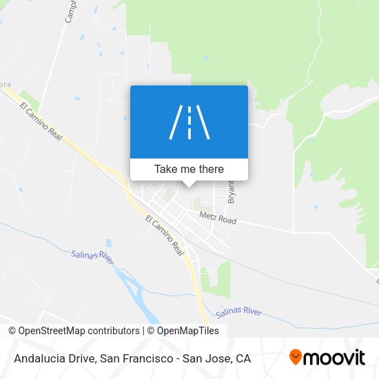 Mapa de Andalucia Drive