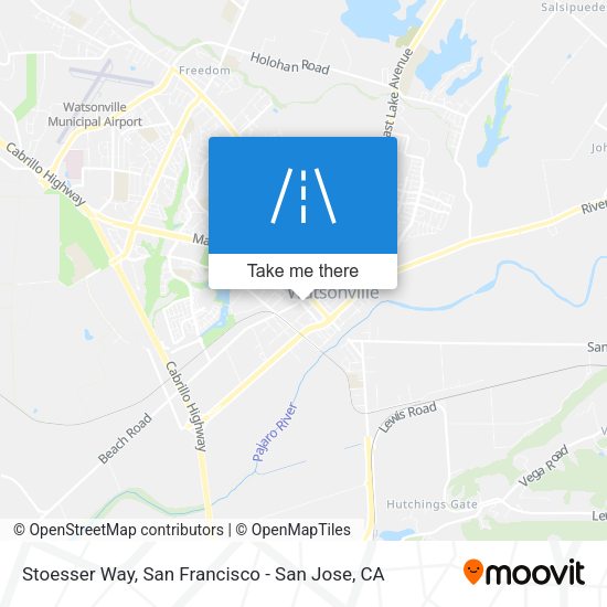 Mapa de Stoesser Way