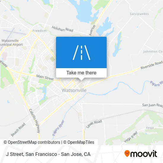 J Street map