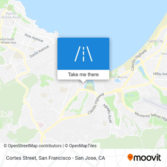 Mapa de Cortes Street