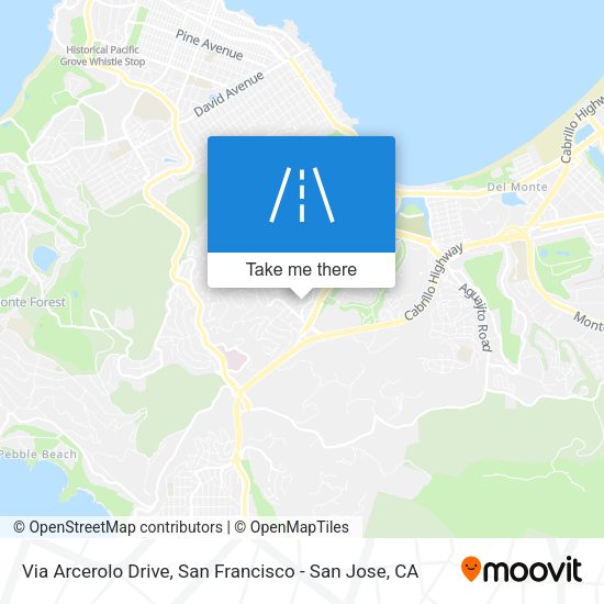 Mapa de Via Arcerolo Drive