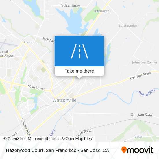 Mapa de Hazelwood Court