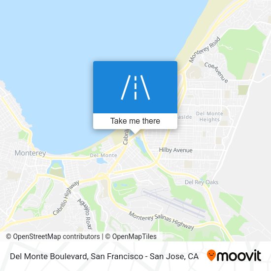 Mapa de Del Monte Boulevard