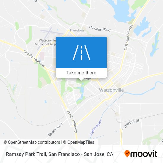 Mapa de Ramsay Park Trail