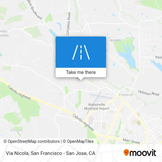 Via Nicola map