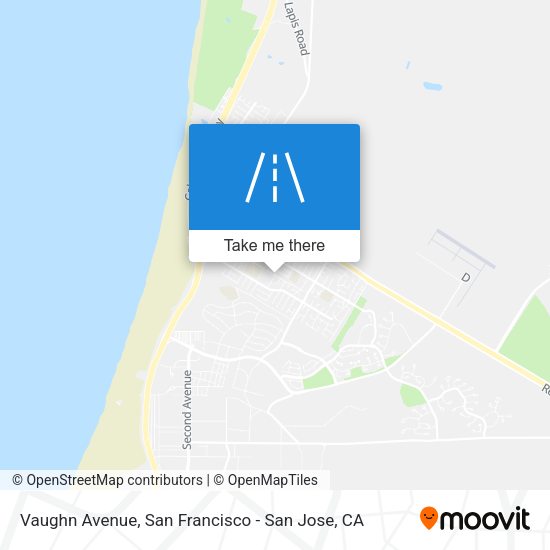Mapa de Vaughn Avenue