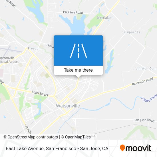 Mapa de East Lake Avenue