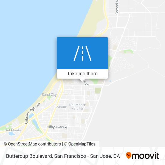 Buttercup Boulevard map