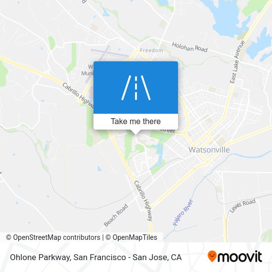 Mapa de Ohlone Parkway