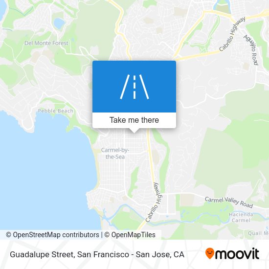 Guadalupe Street map