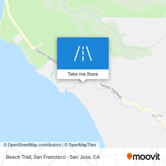 Mapa de Beach Trail