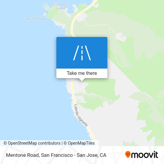Mapa de Mentone Road