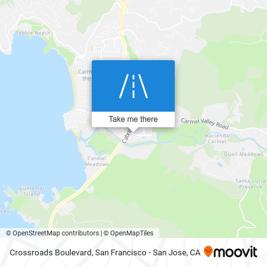 Mapa de Crossroads Boulevard