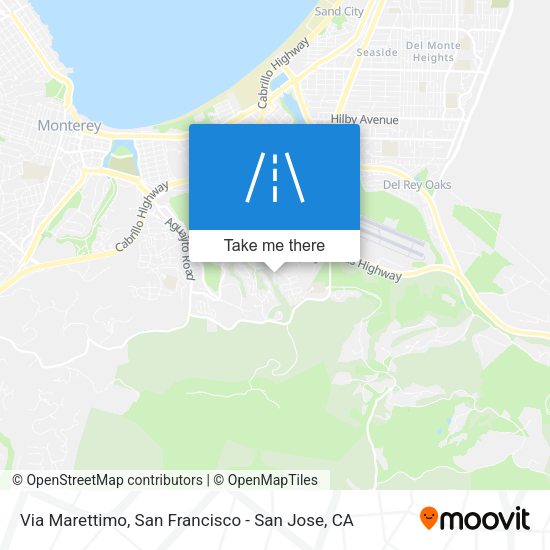 Mapa de Via Marettimo