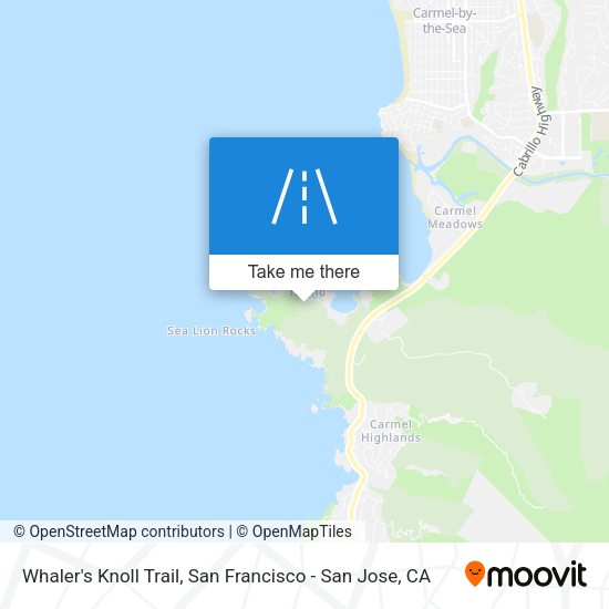 Whaler's Knoll Trail map