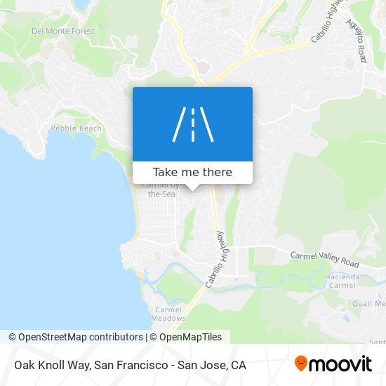 Mapa de Oak Knoll Way