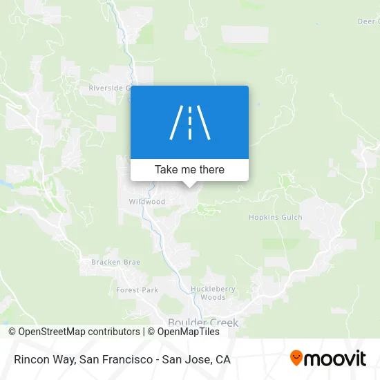 Rincon Way map